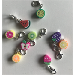 MASKEMARKR FRUKT med karabinkrok